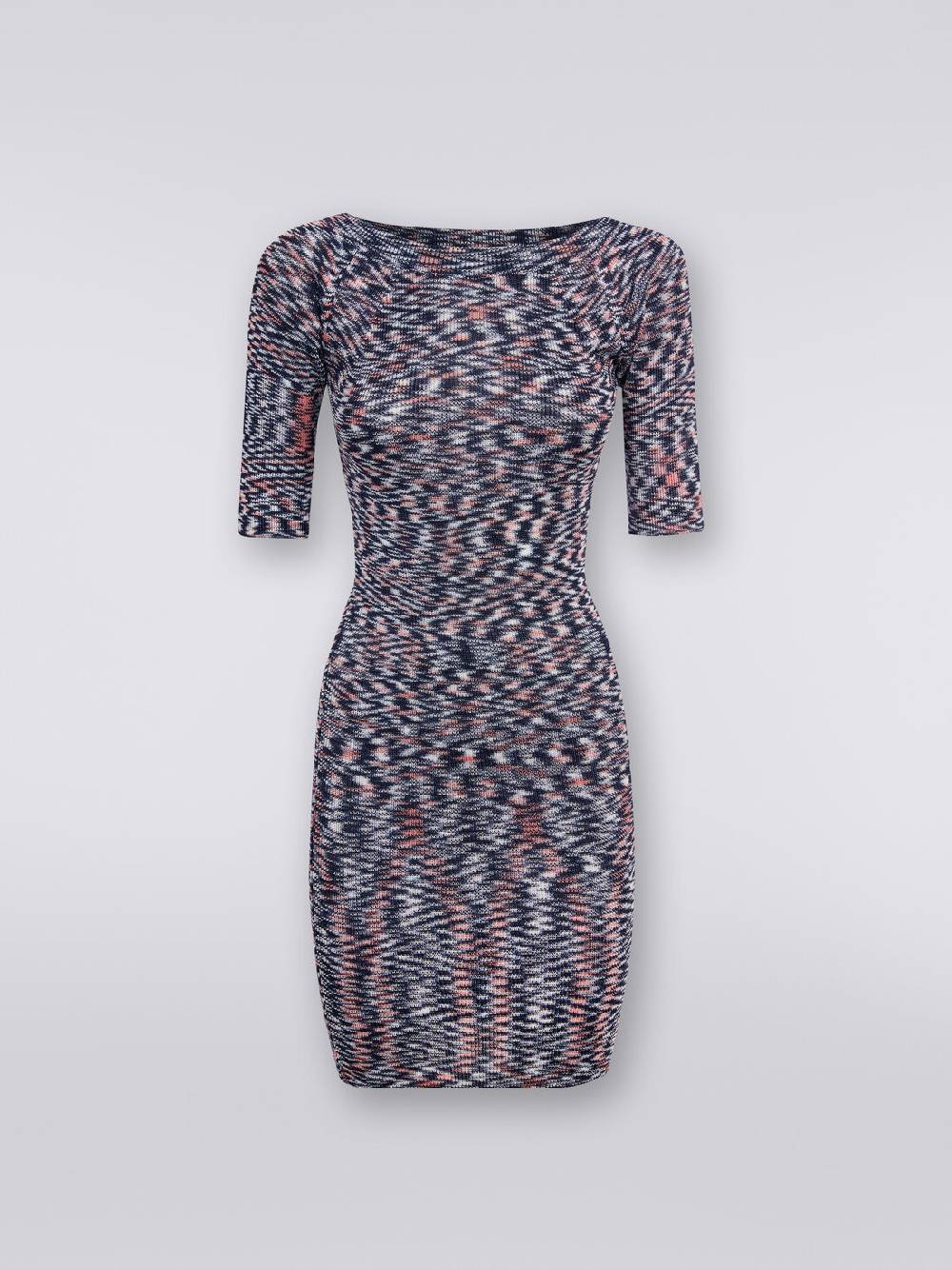 Missoni Mini-abito a maniche corte in misto viscosa fiammata Promozione