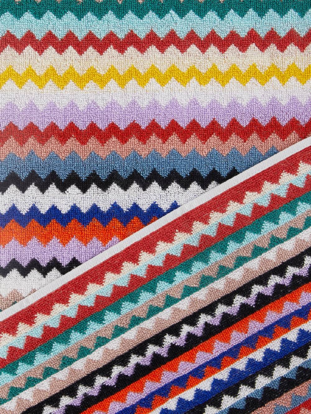 Missoni Set 2 pezzi di asciugamani da bagno Riverbero in spugna di cotone zig zag Novità