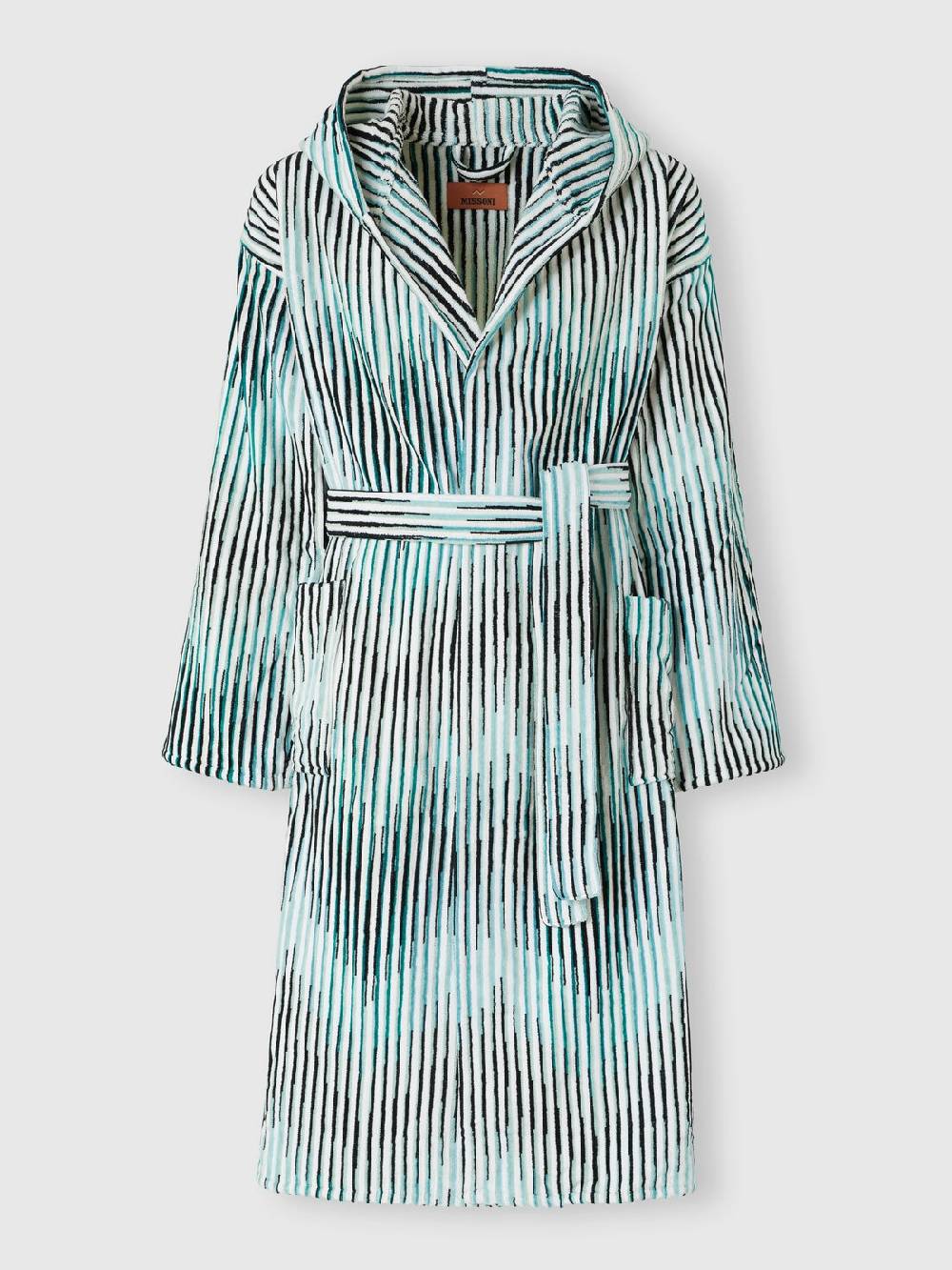 Missoni Accappatoio Arpeggio in spugna di cotone fiammata Presa