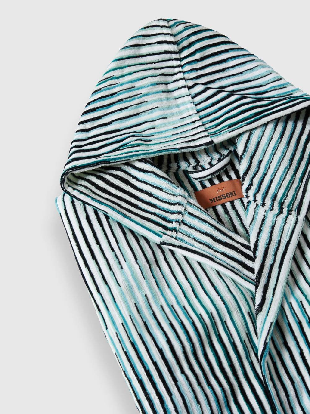 Missoni Accappatoio Arpeggio in spugna di cotone fiammata Presa