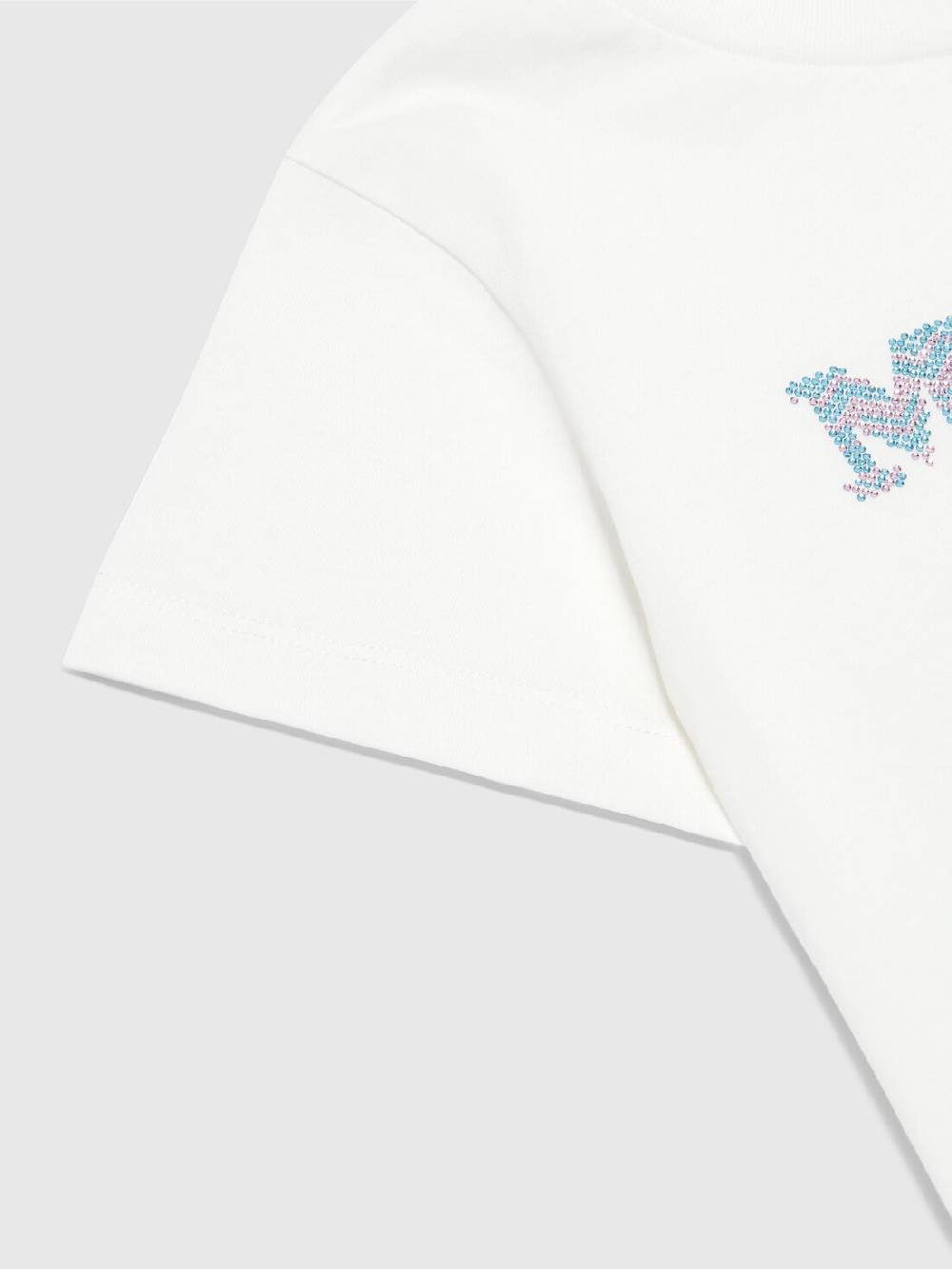 Missoni T-shirt in jersey di cotone logata Vendita Calda