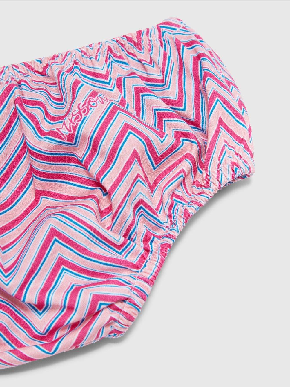 Missoni Abito in jersey di cotone con inserti zig zag Negozio