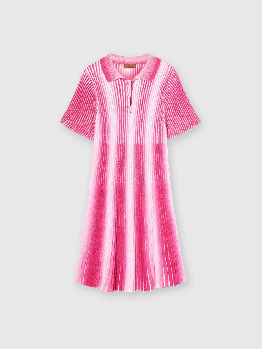 Missoni Abito midi in maglia di viscosa a righe Prezzo di fabbrica