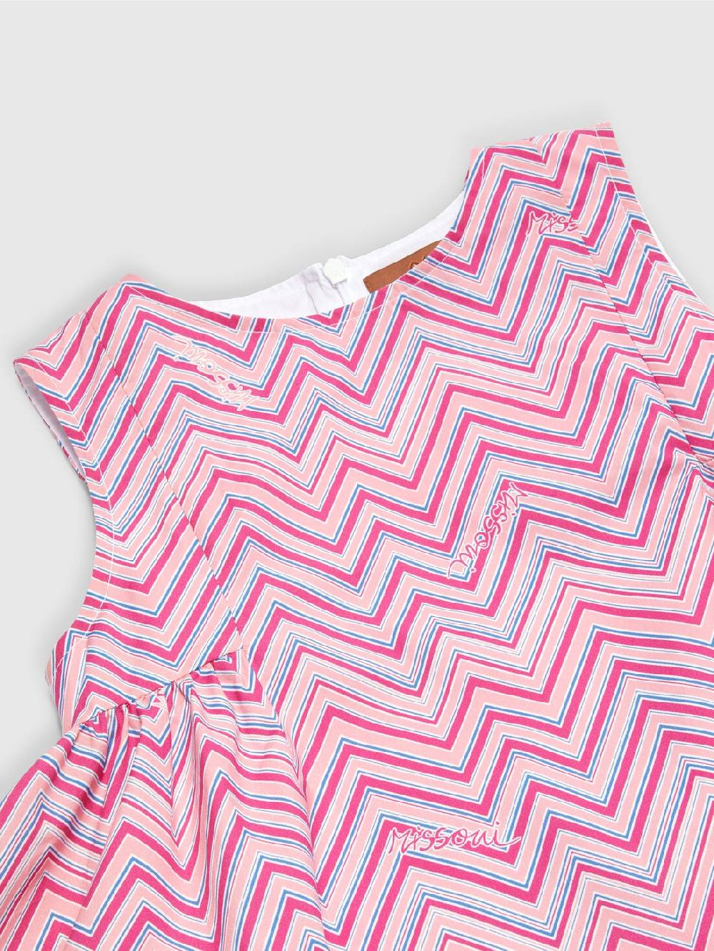 Missoni Abito in cotone con stampa zig zag Moda