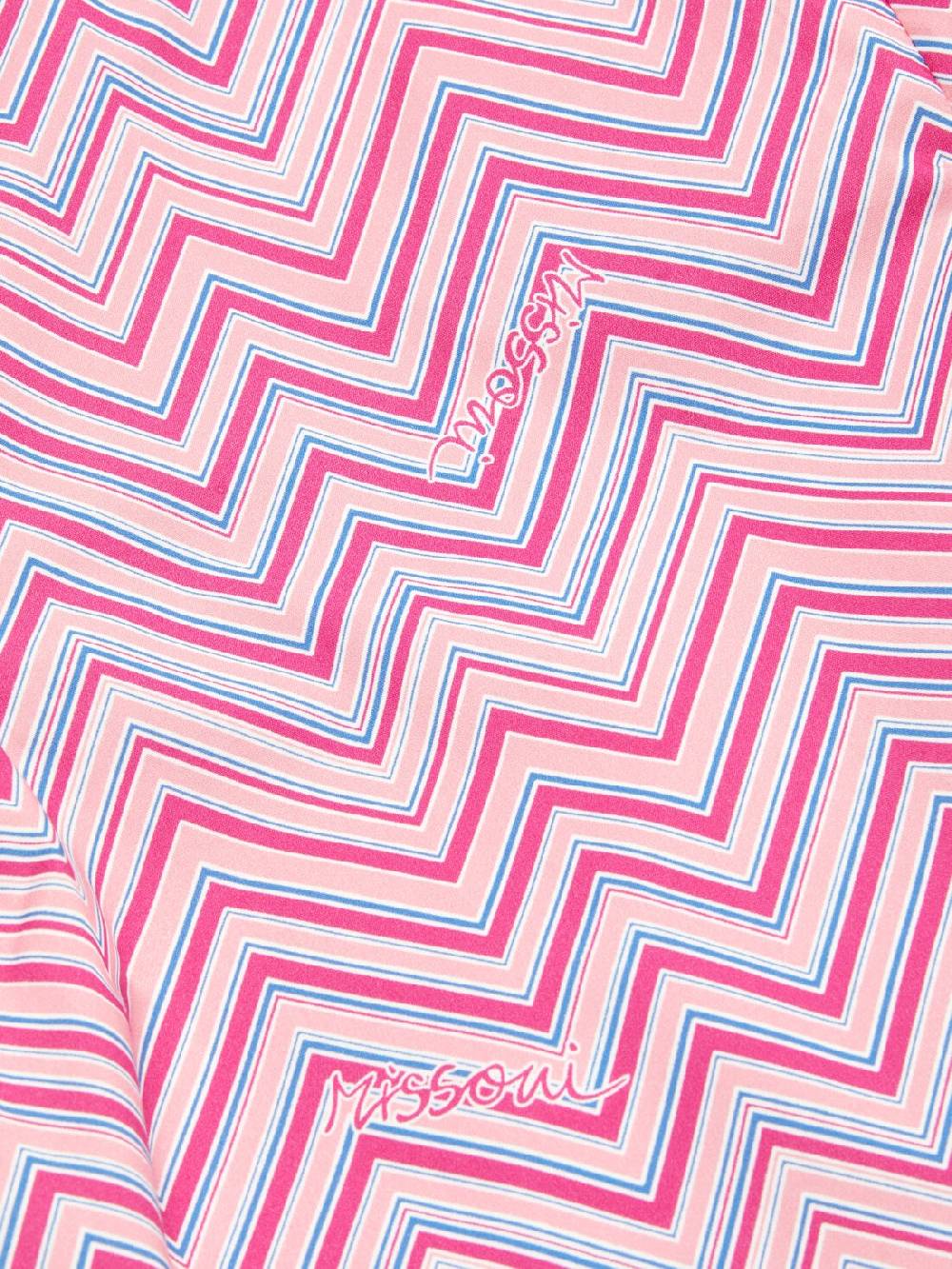 Missoni Abito in cotone con stampa zig zag Moda