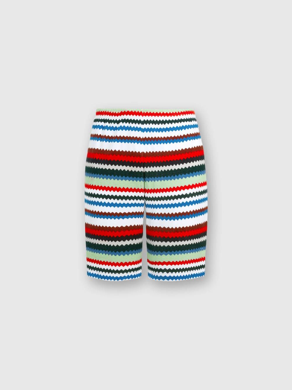 Missoni Shorts in spugna stampa zig zag 2025