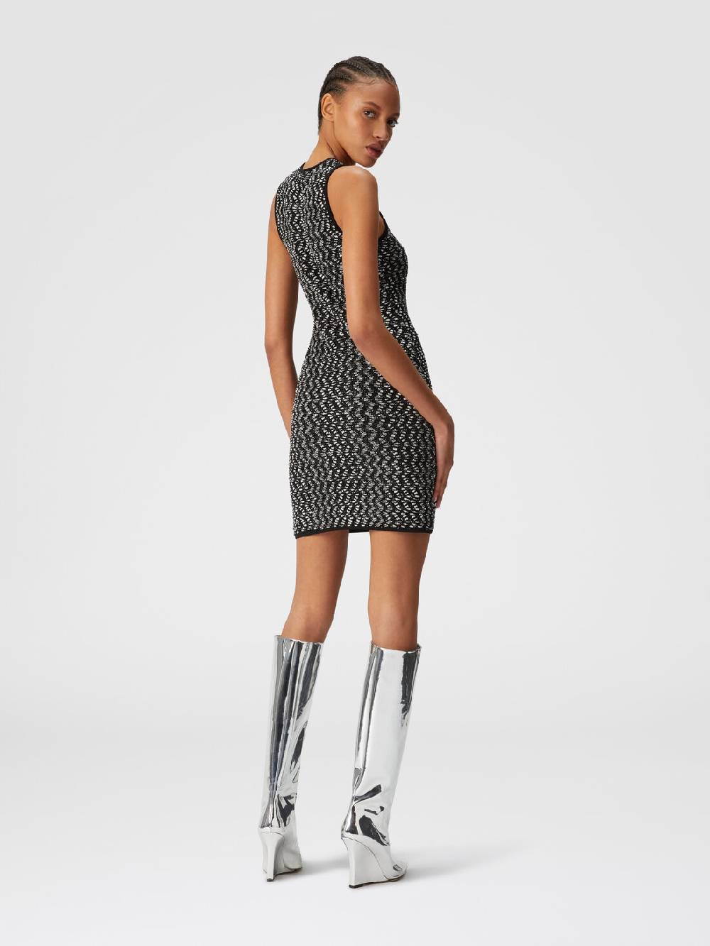 Missoni Mini-abito senza maniche zig zag con paillettes Spedizione Gratuita