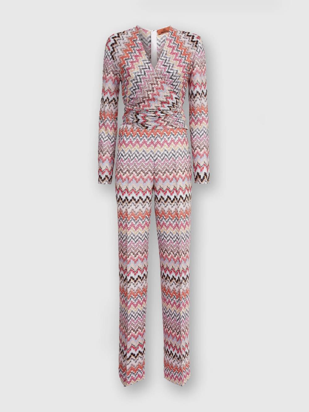 Missoni Tuta lunga in viscosa lamé zig zag Acquista Ora