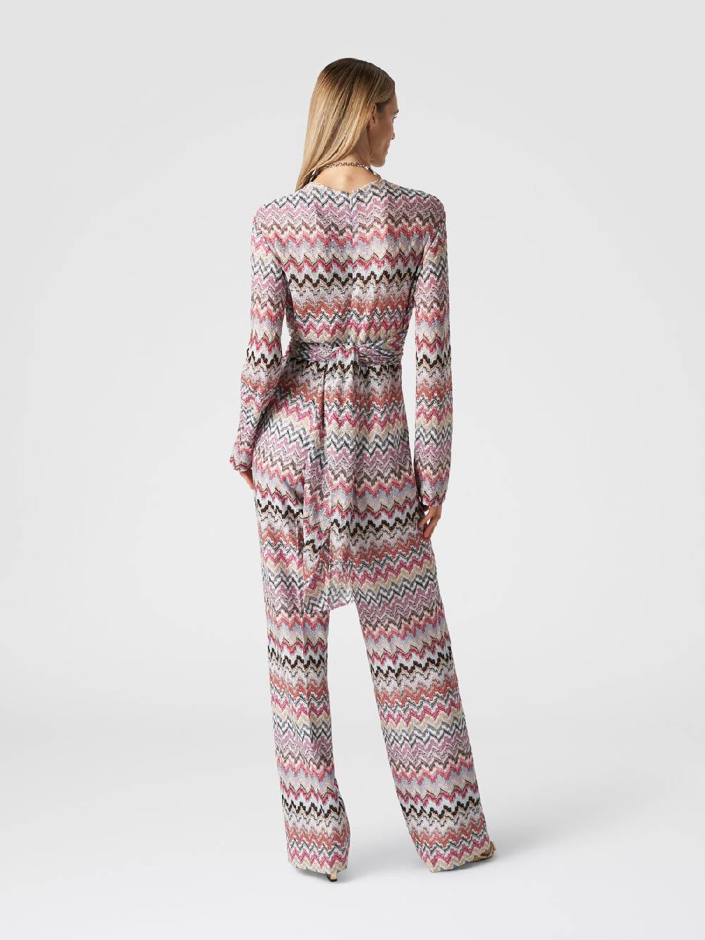 Missoni Tuta lunga in viscosa lamé zig zag Acquista Ora