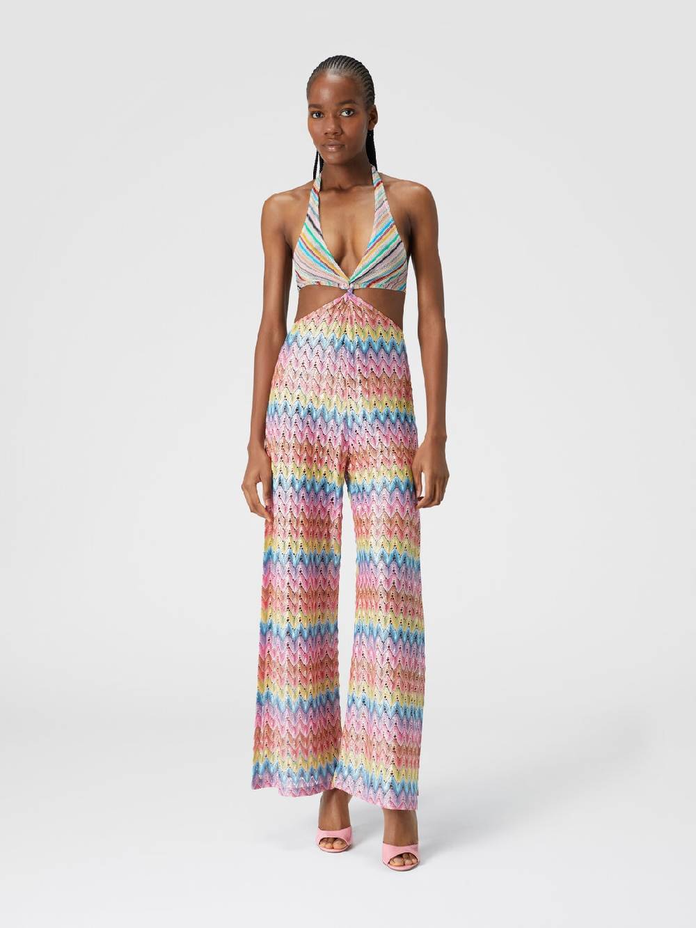 Missoni Tuta patchwork in misto cotone con dettagli cut out Offerta