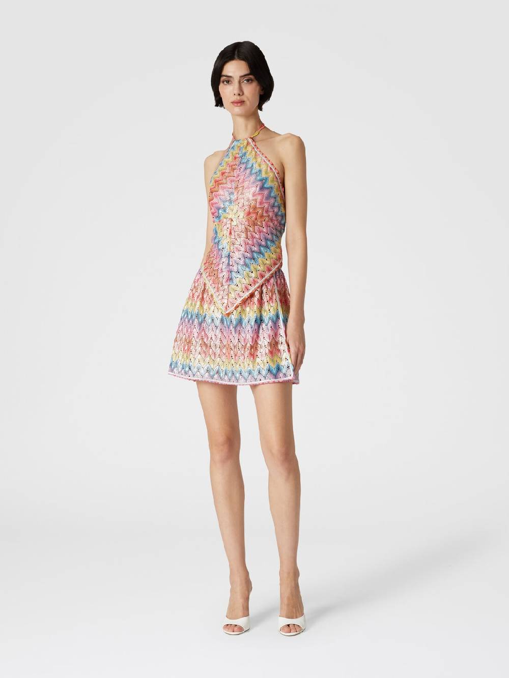Missoni Mingonna a portafoglio in pizzo di misto cotone spalmato Offerte