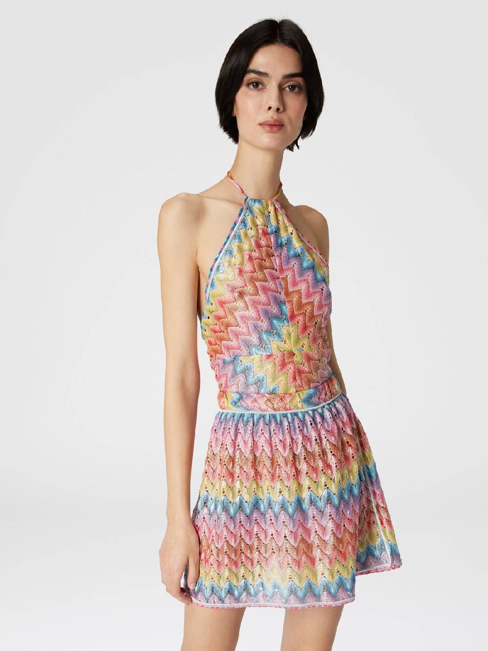 Missoni Mingonna a portafoglio in pizzo di misto cotone spalmato Offerte