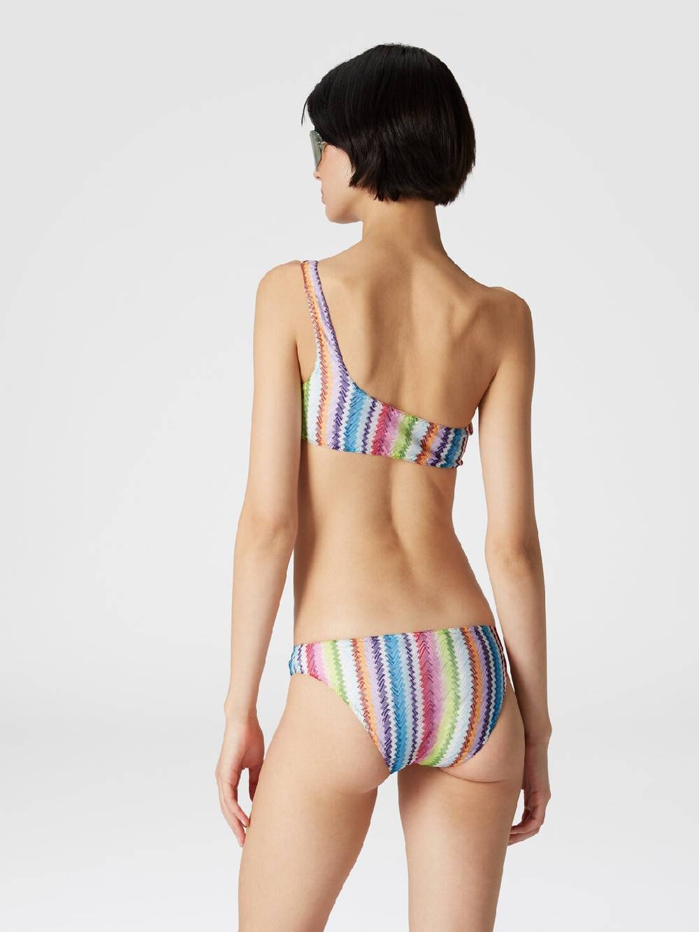 Missoni Bikini monospalla stampa zig zag Saldi Di Fabbrica