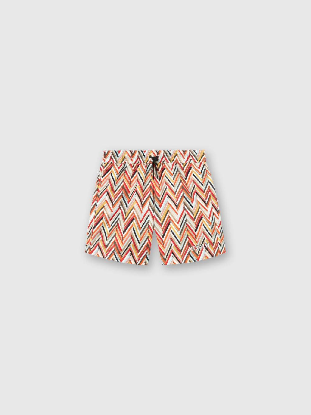 Missoni Boxer mare con pattern zig zag e logo I Più Venduti