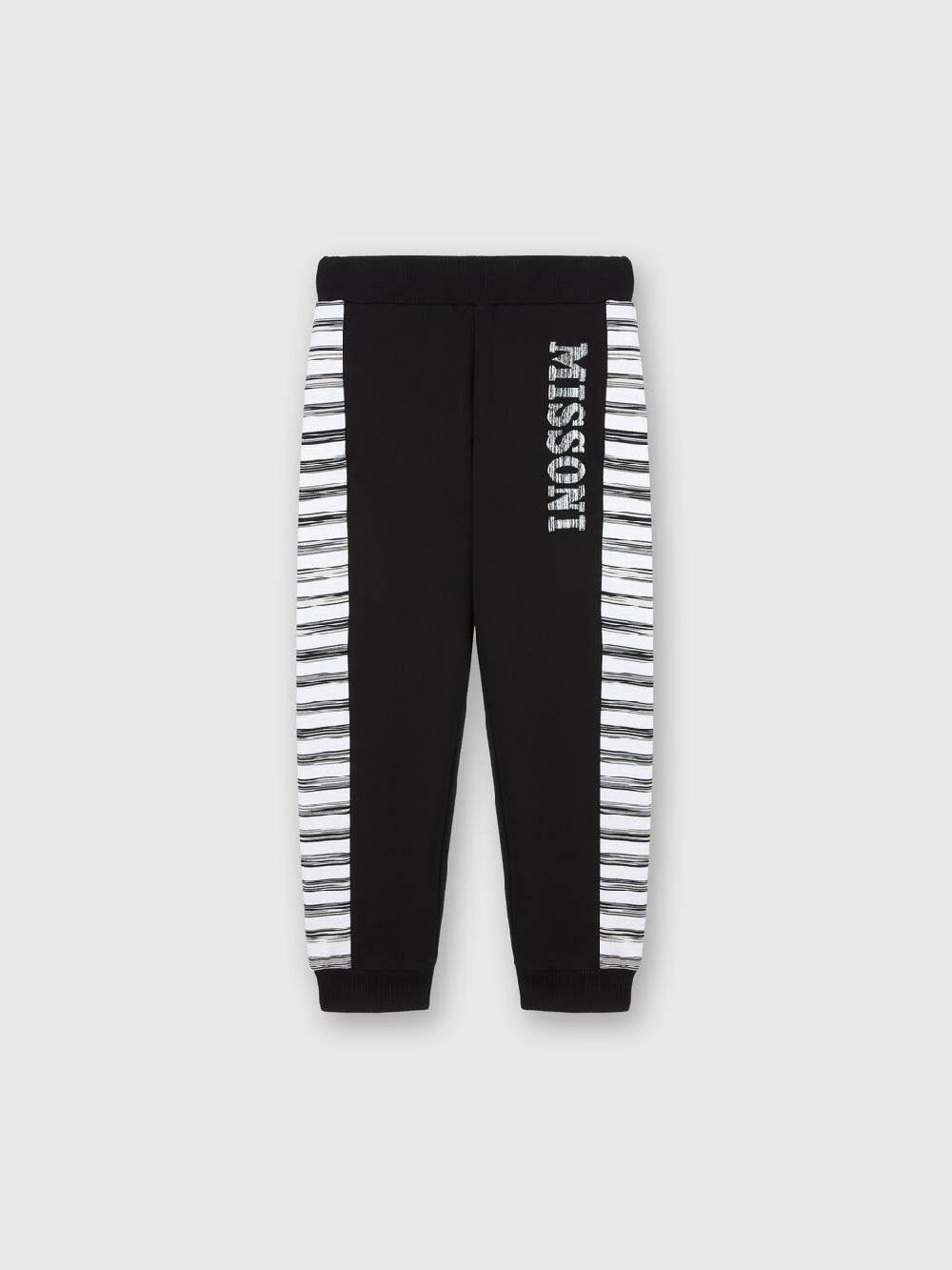 Missoni Joggers in cotone con inserti fiammati Italy