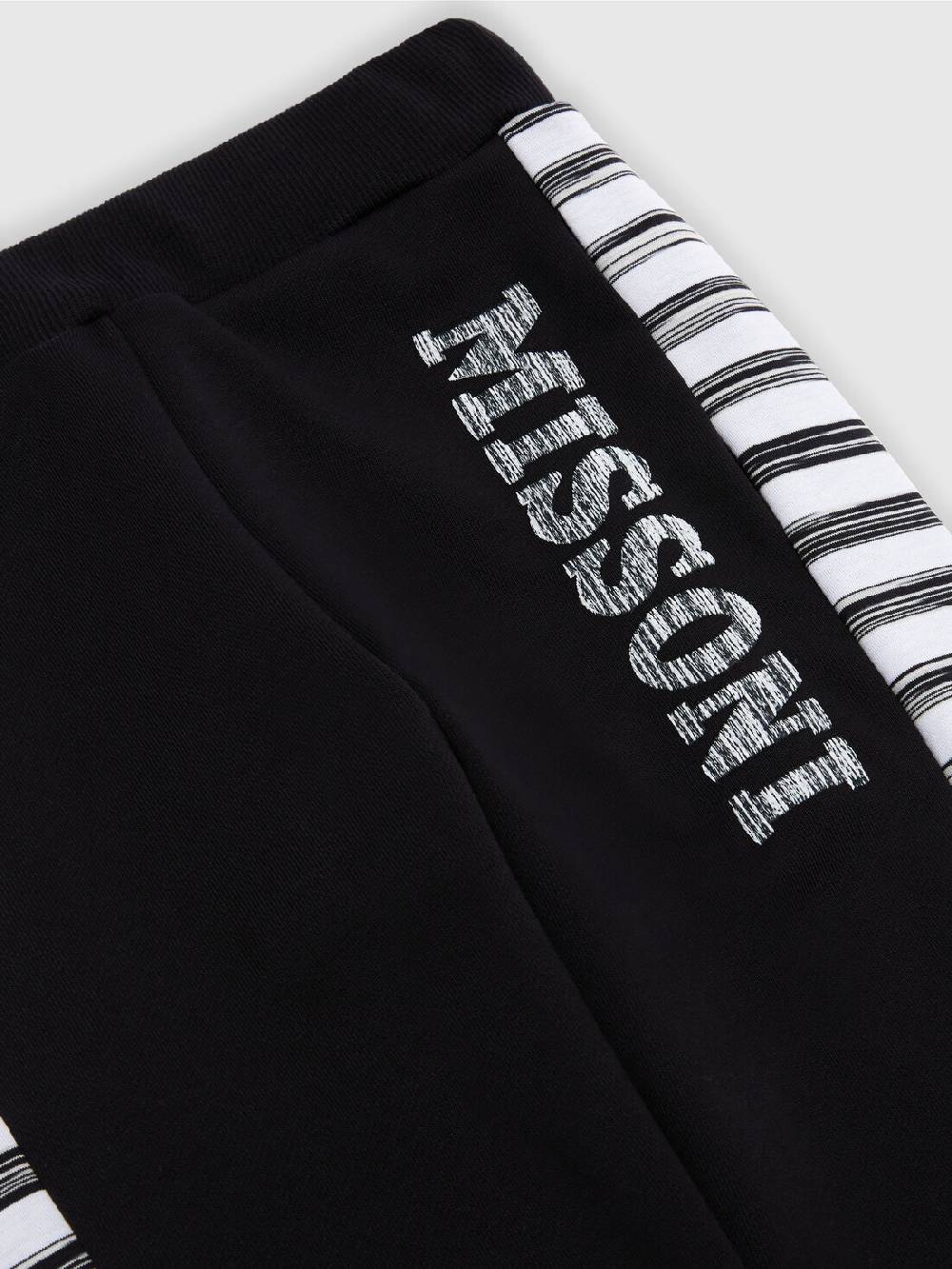 Missoni Joggers in cotone con inserti fiammati Italy
