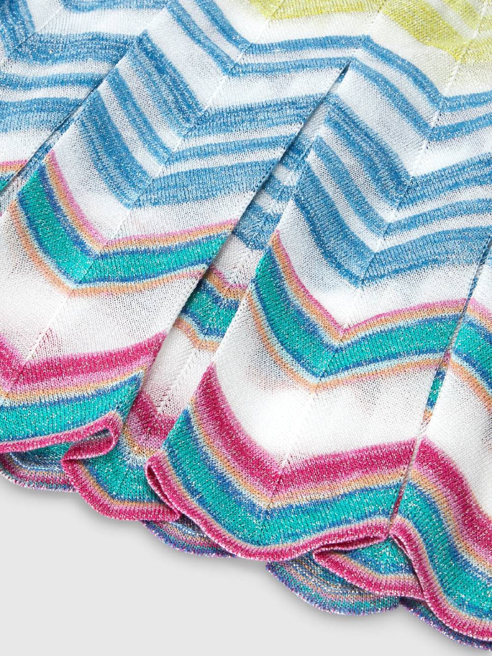 Missoni Top senza maniche in maglia di misto viscosa lamé Nuovo