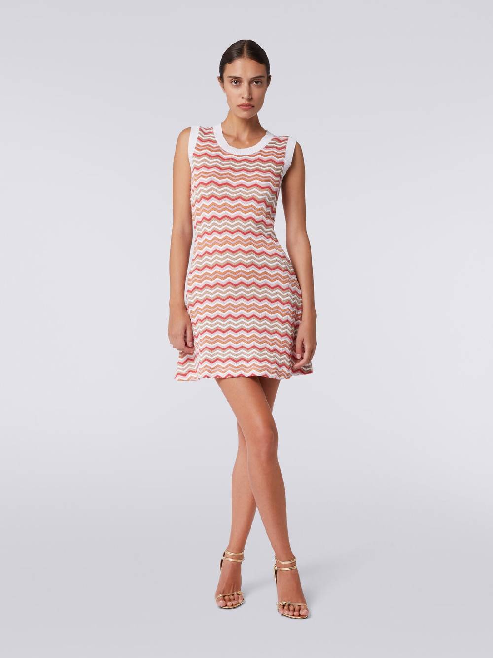 Missoni Abito senza maniche in maglia zig zag Promozione Limitata