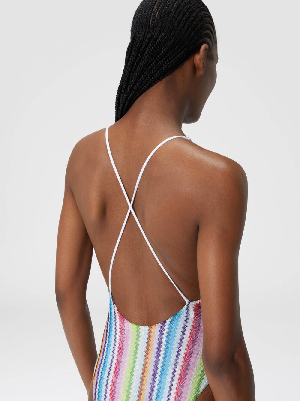 Missoni Costume intero stampa zig zag con scollatura a V Shopping Online