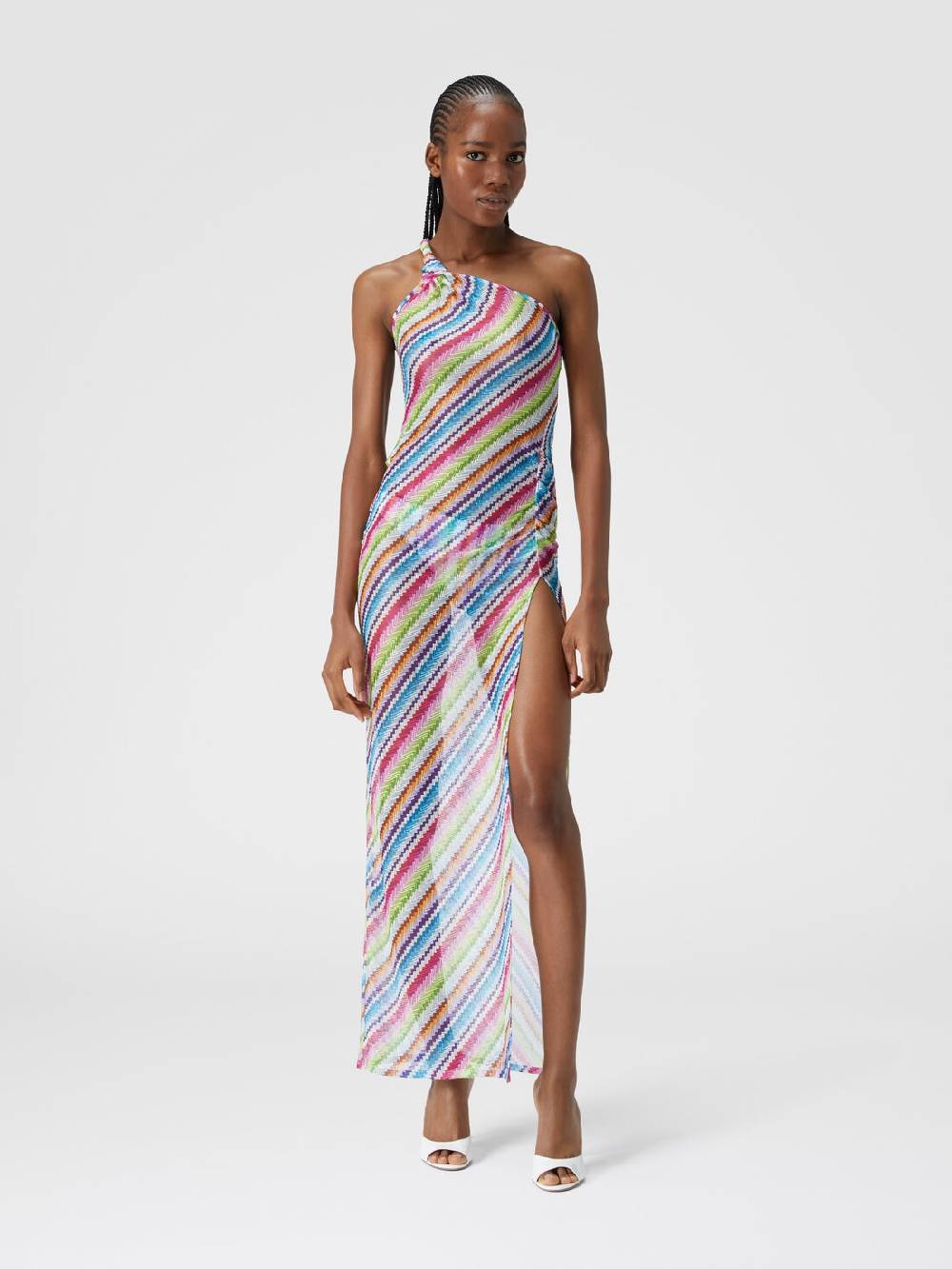 Missoni Abito copricostume stampa zig zag con scollatura a nodo Affare Del Giorno