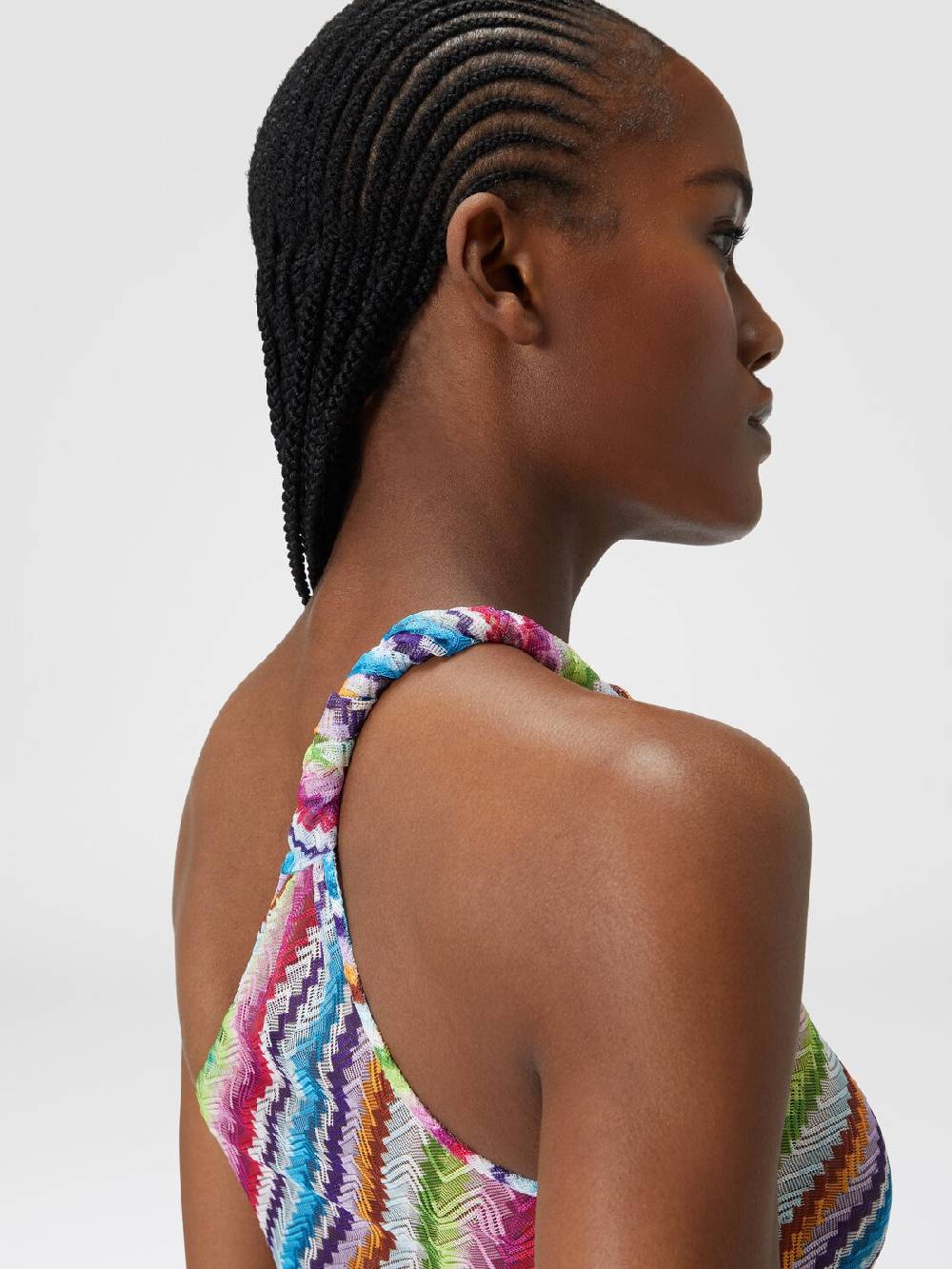 Missoni Abito copricostume stampa zig zag con scollatura a nodo Affare Del Giorno