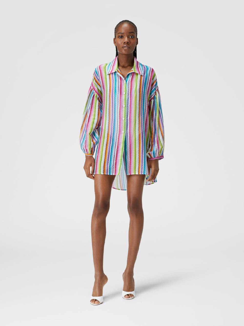 Missoni Camicia oversize in seta e cotone stampata Convenienza
