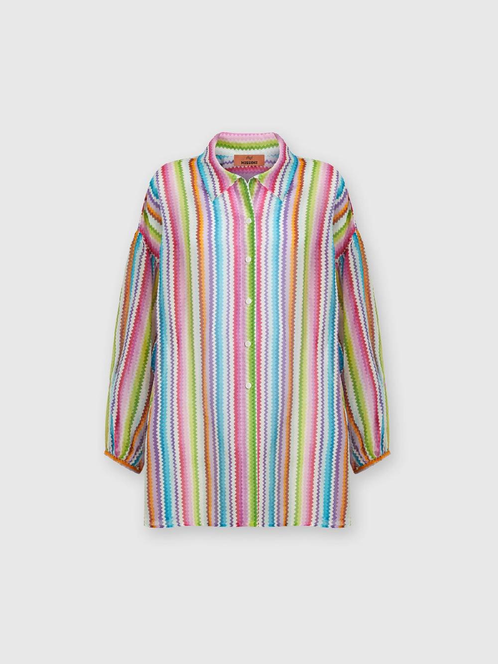 Missoni Camicia oversize in seta e cotone stampata Convenienza