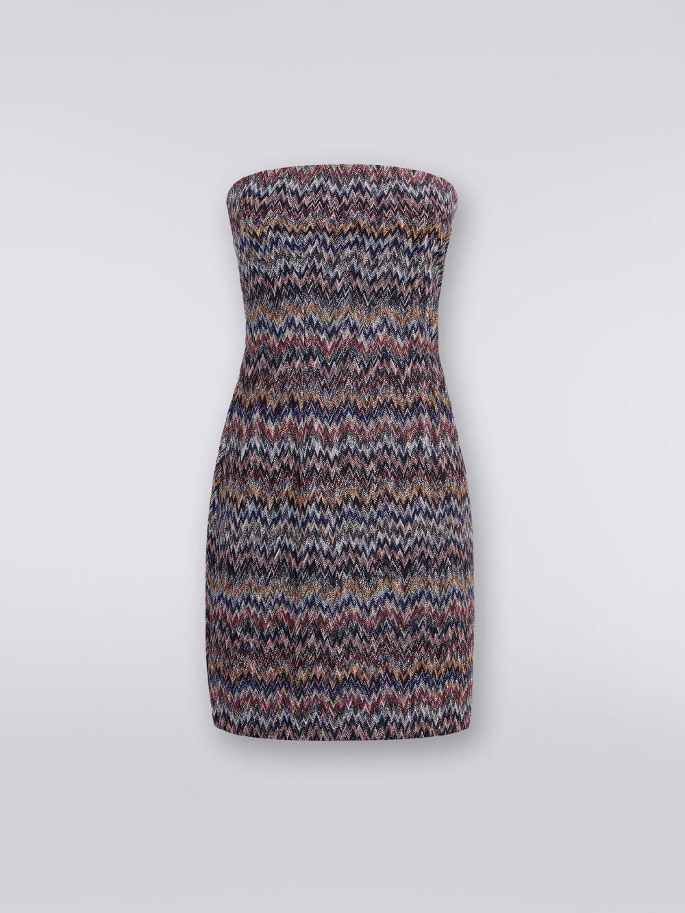 Missoni Mini-abito in viscosa lamé chevron Online