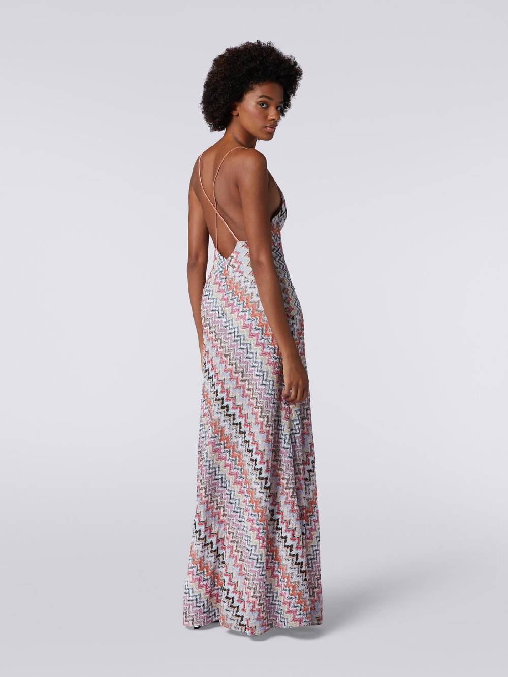 Missoni Abito lungo in misto viscosa patchwork con lurex Hotsell