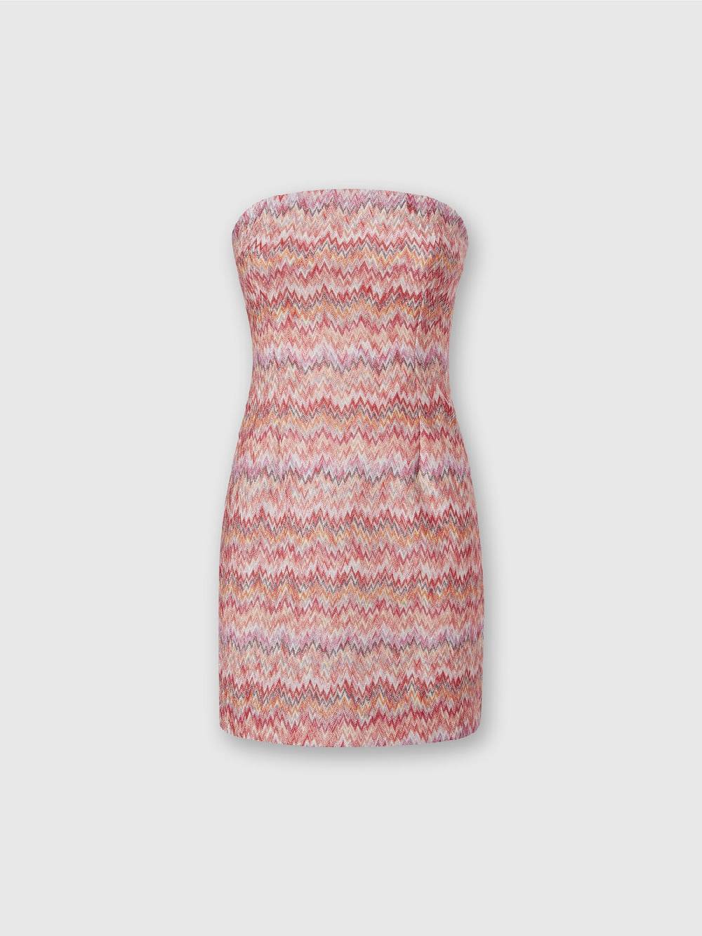 Missoni Mini-abito in viscosa lamé chevron Vendita Calda