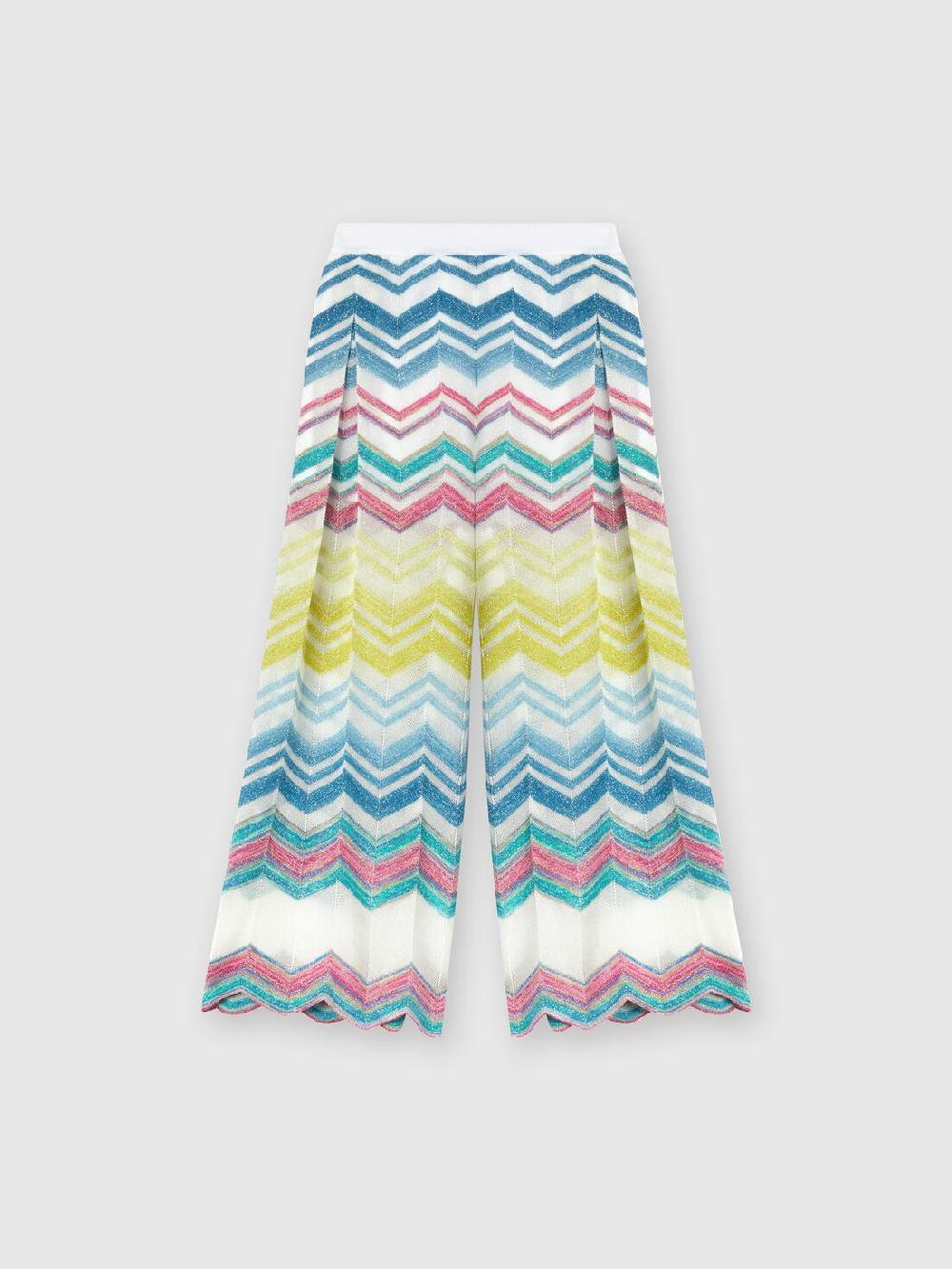Missoni Pantaloni in misto viscosa zig zag con lurex Italia