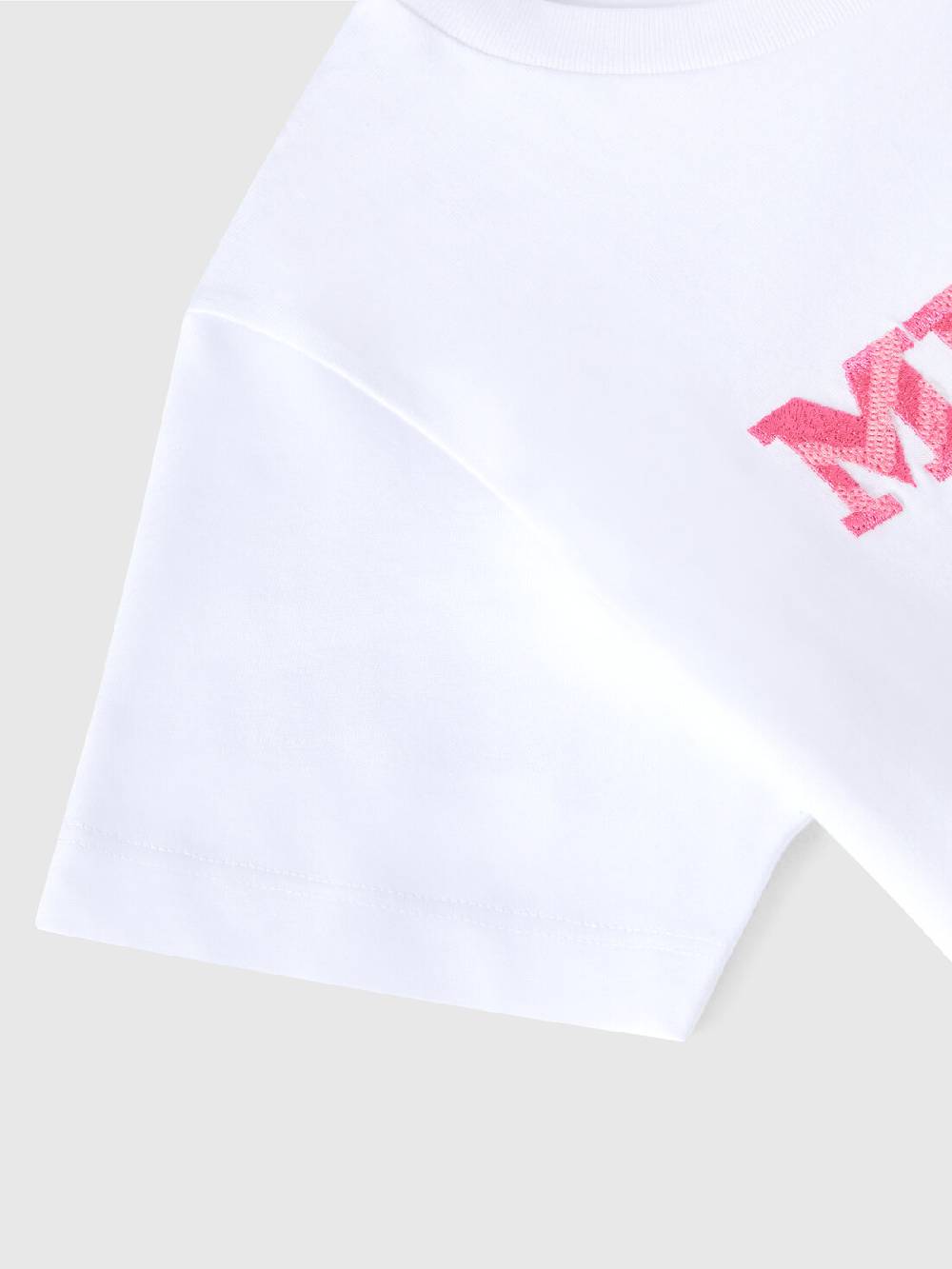 Missoni T-shirt a maniche corte in cotone con scritta logo In Linea