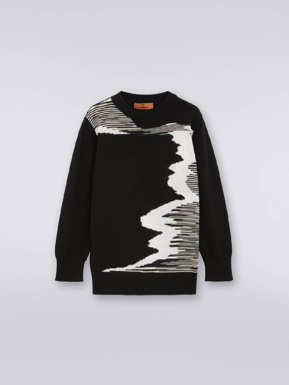 Missoni Maglia girocollo in pura lana vergine Vendita