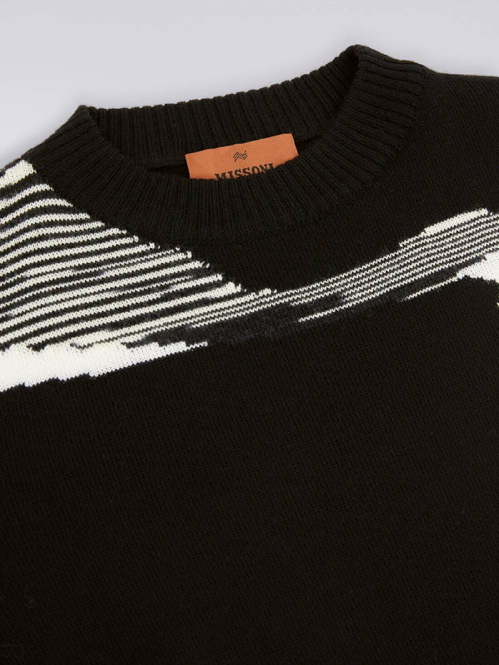 Missoni Maglia girocollo in pura lana vergine Vendita