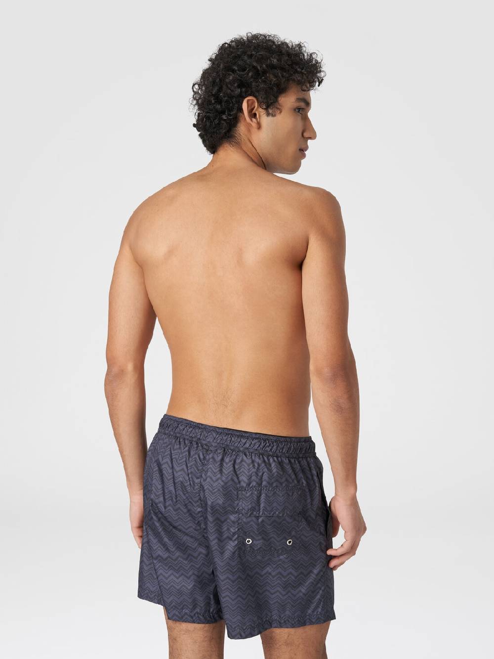 Missoni Boxer mare con stampa zig zag tonale Negozi Online