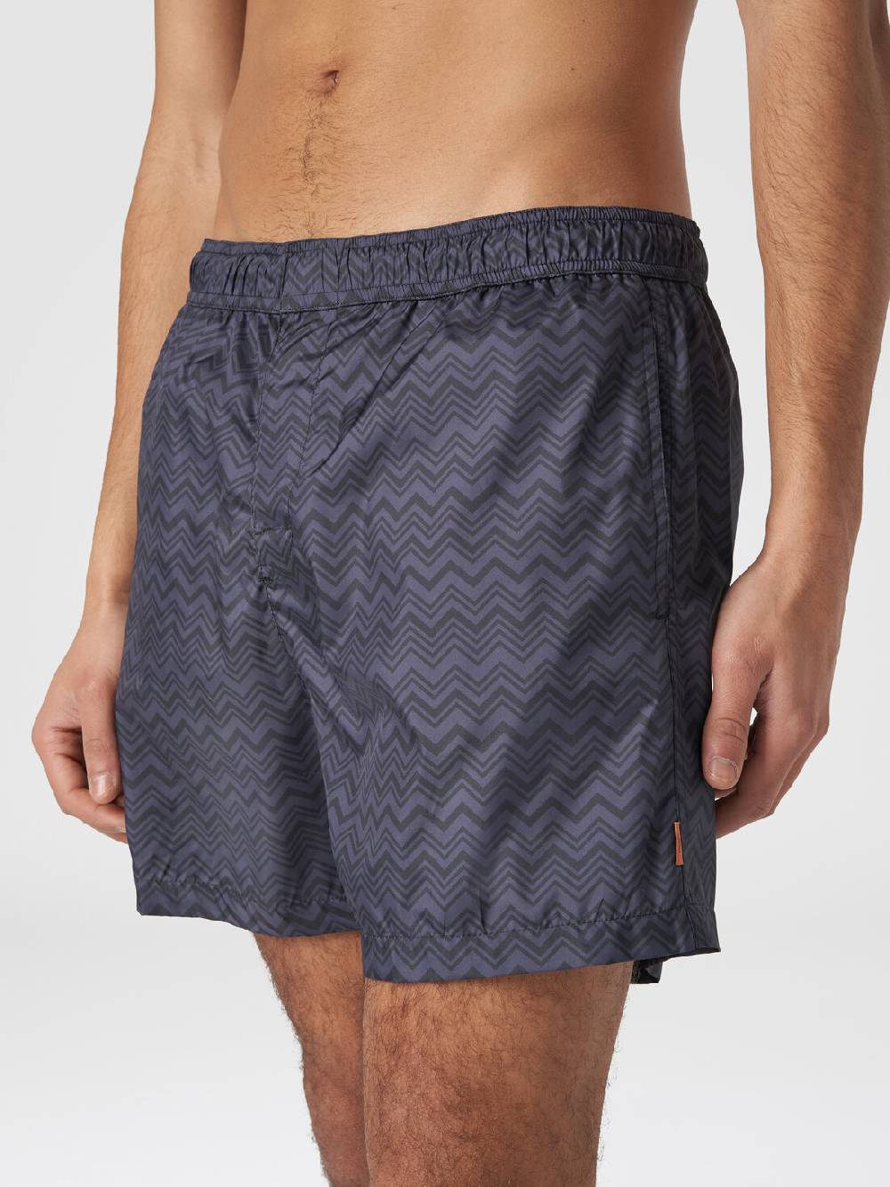 Missoni Boxer mare con stampa zig zag tonale Negozi Online