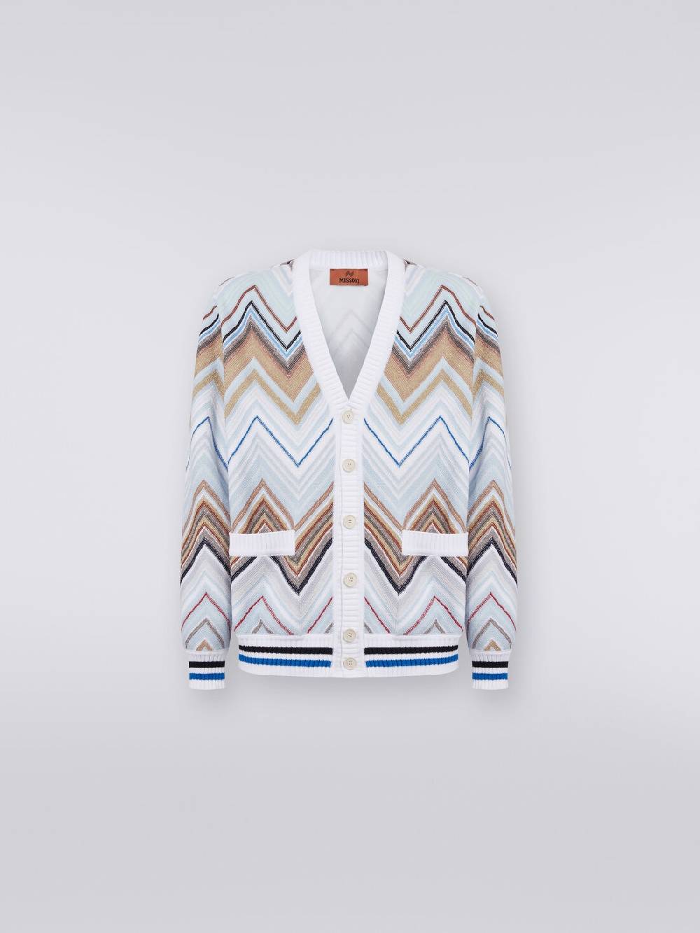 Missoni Cardigan in misto cotone chevron Acquista Ora