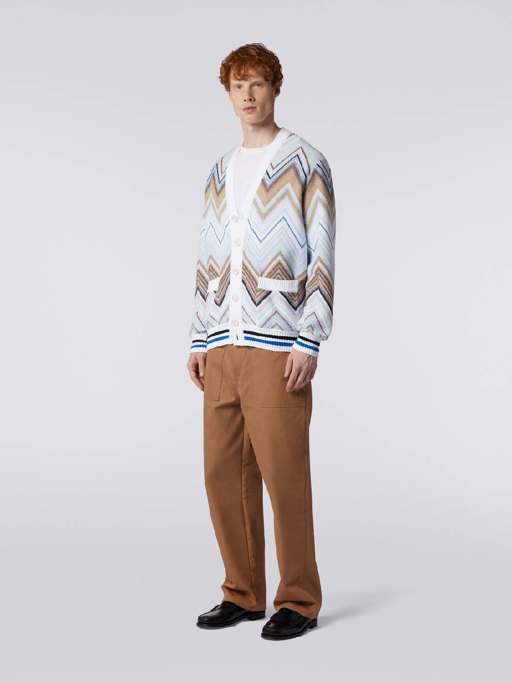 Missoni Cardigan in misto cotone chevron Acquista Ora