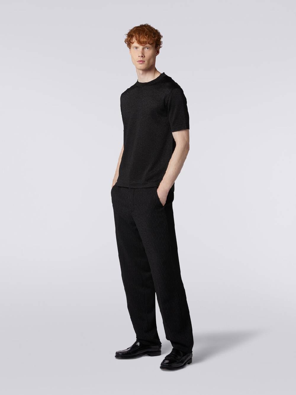 Missoni Pantaloni chino in viscosa con lurex Negozio