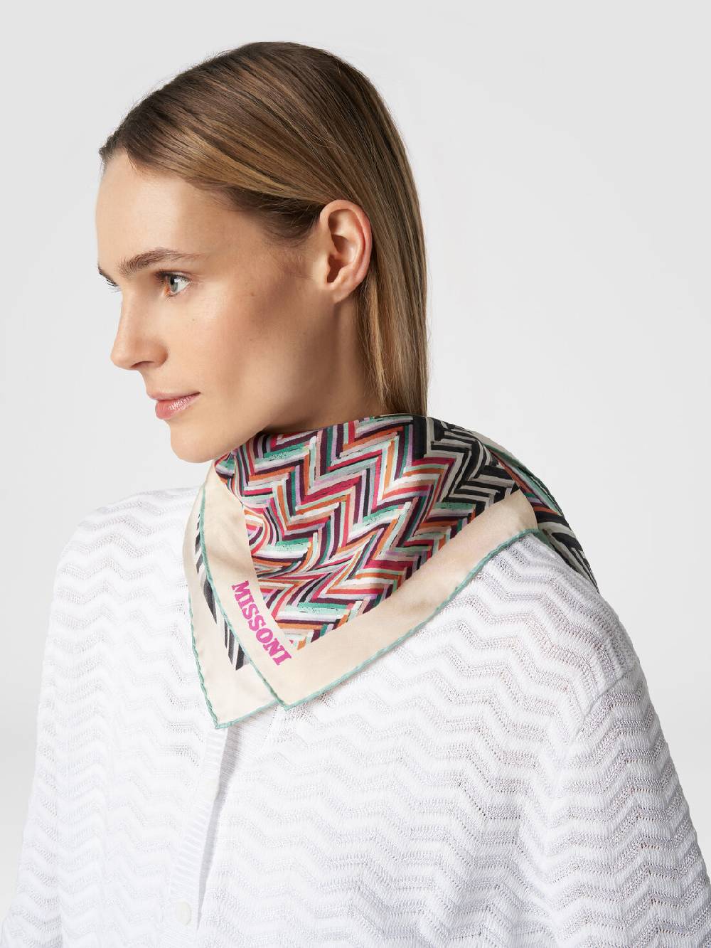 Missoni Foulard in seta con multilavorazione Economico