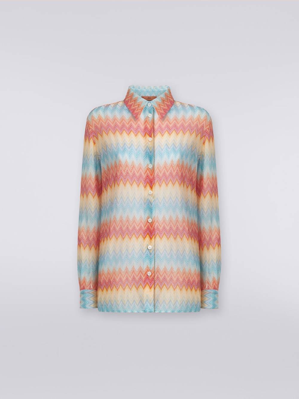 Missoni Camicia in maglia di viscosa chevron Vendita Calda