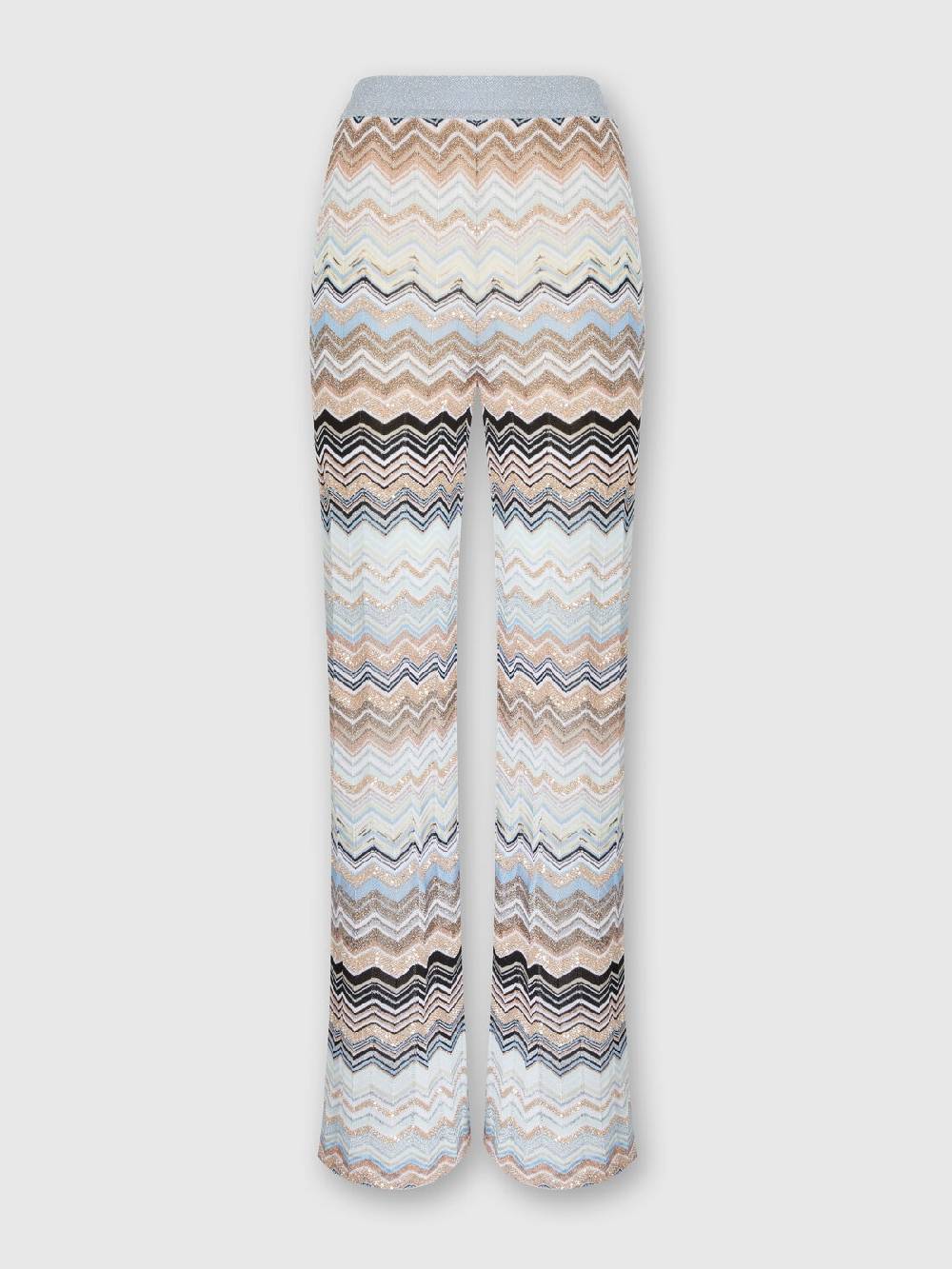 Missoni Pantaloni in maglia chevron lamé con paillettes I Più Venduti