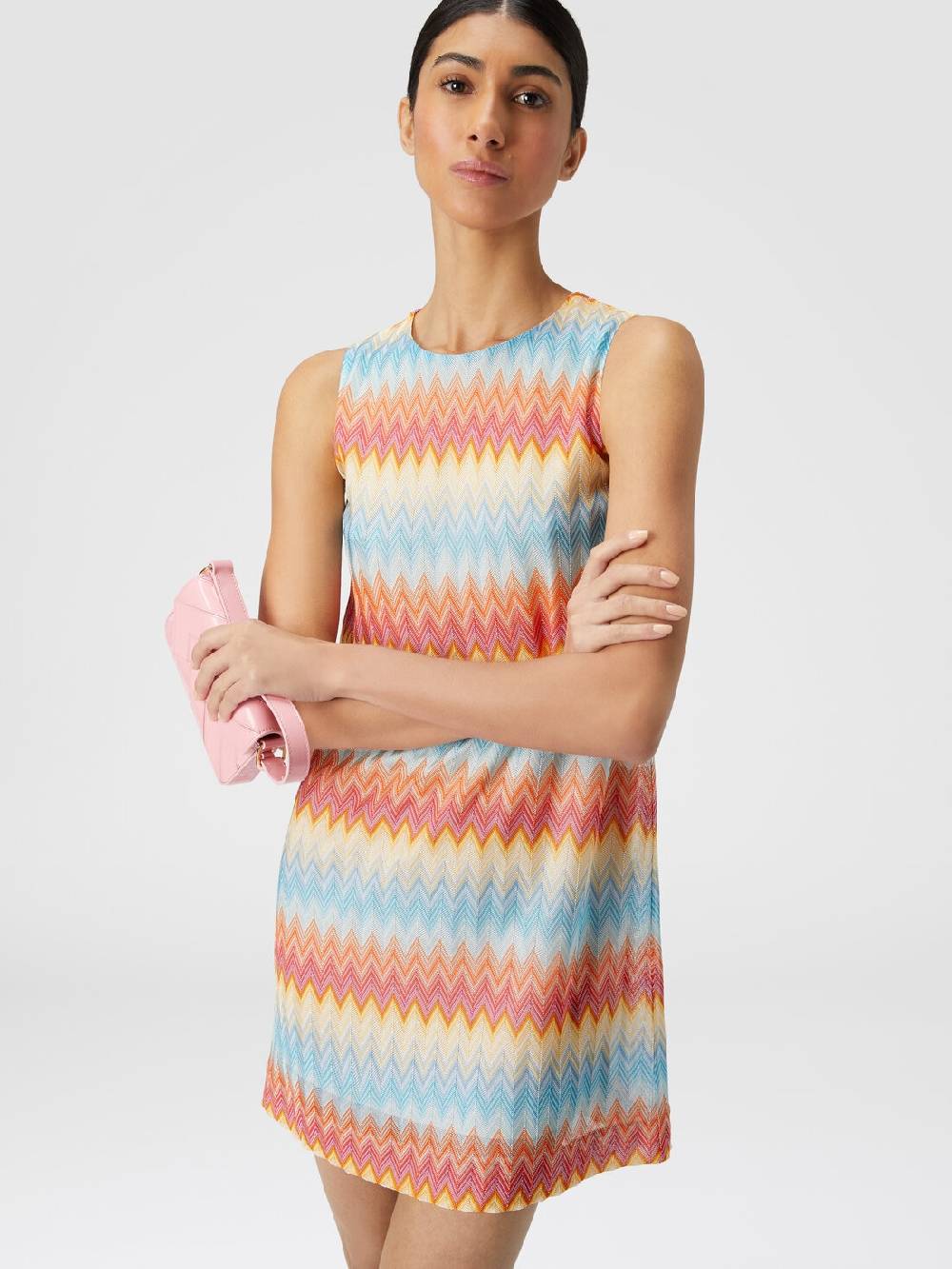 Missoni Abito in viscosa zig zag Vendite Flash
