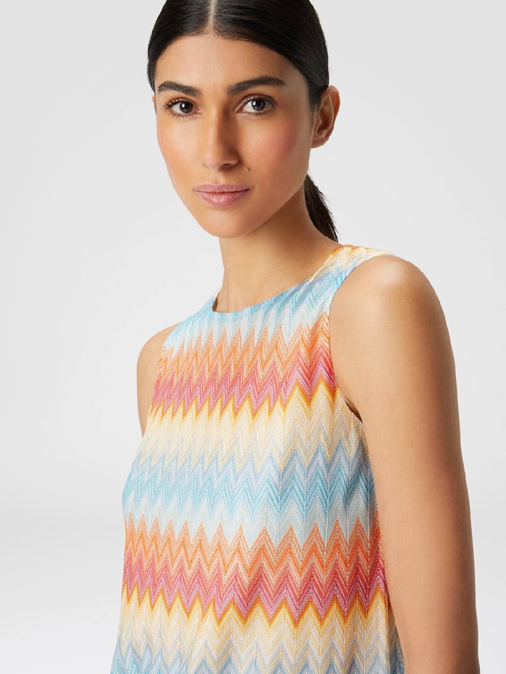 Missoni Abito in viscosa zig zag Vendite Flash