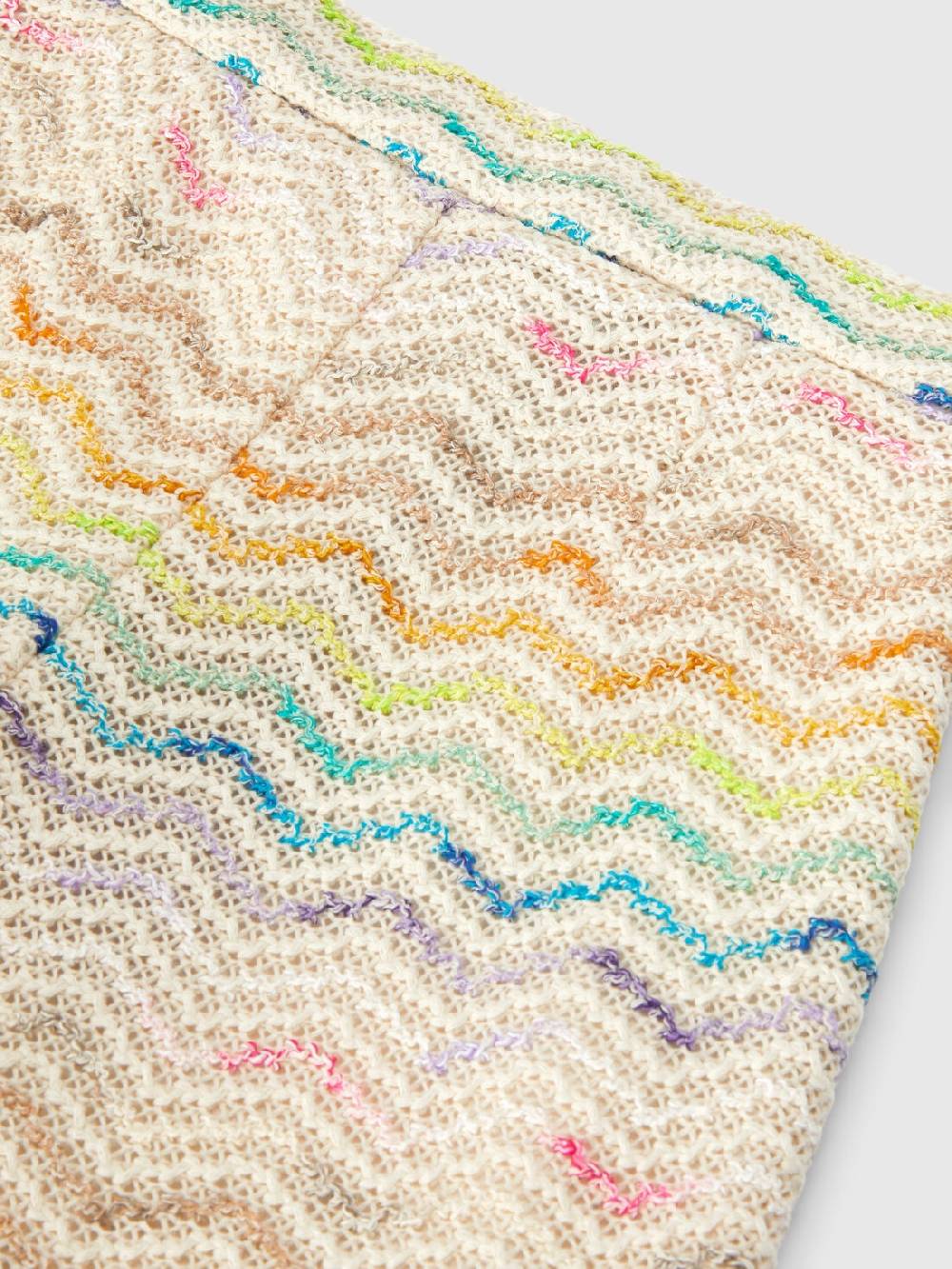 Missoni Gonna a portafoglio in misto cotone zig zag Italy
