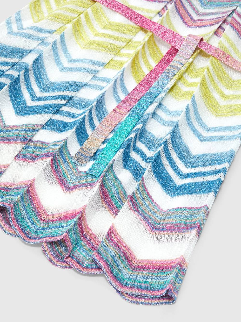 Missoni Abito in maglia di misto viscosa zig zag con lamé Italia