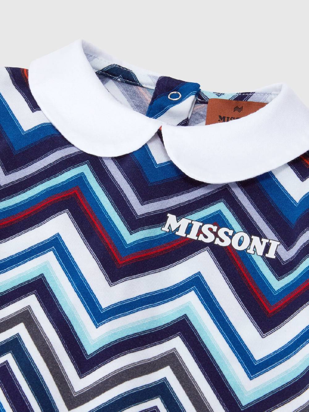 Missoni Set due pezzi con tutina e zuccotto in cotone chevron 2025