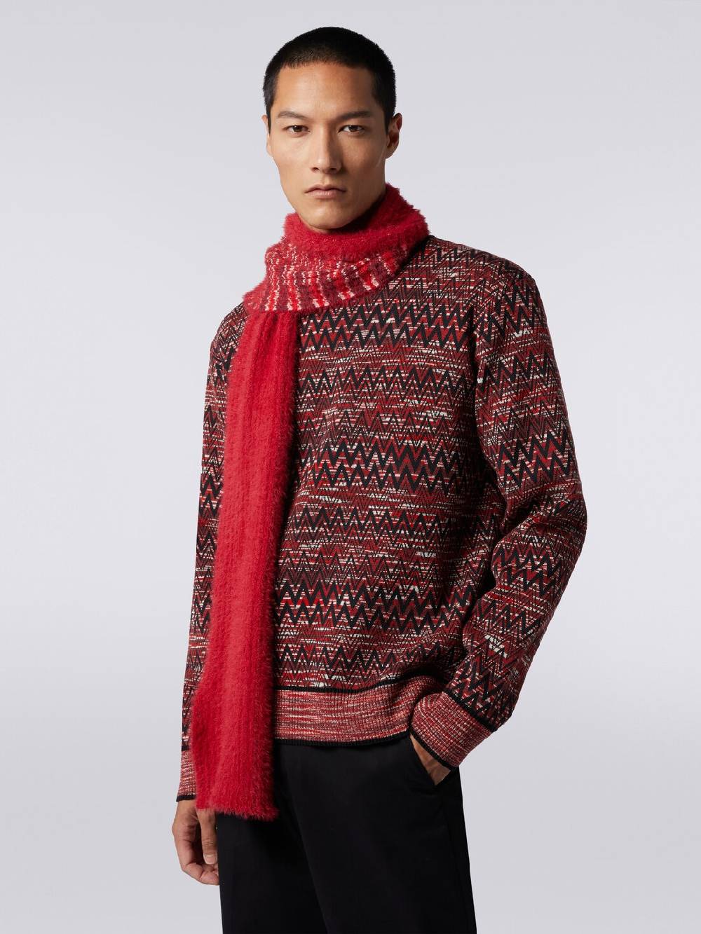 Missoni Sciarpa in misto lana a due facce Sottocosto
