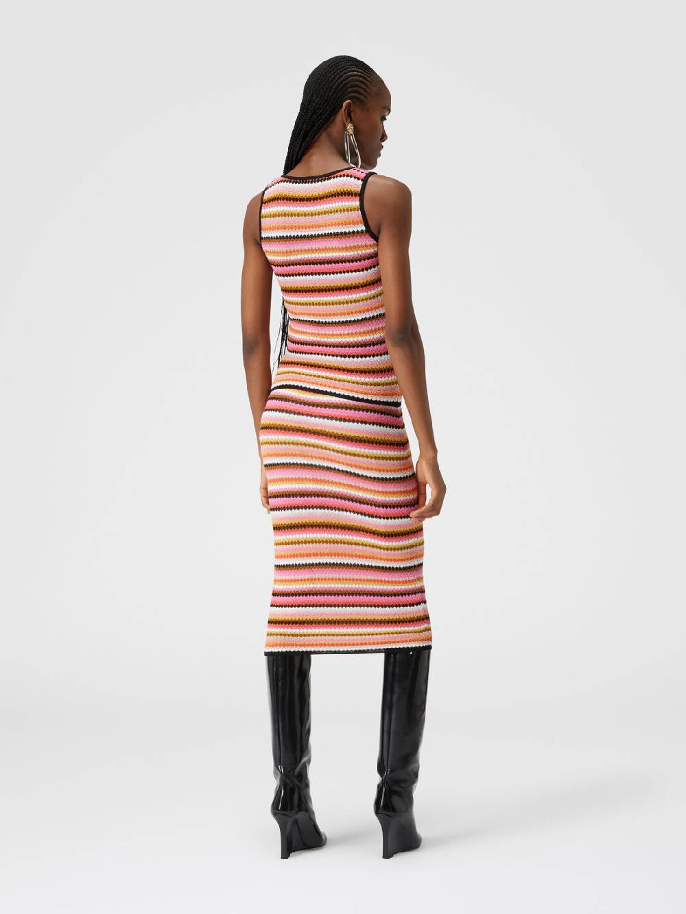 Missoni Gonna midi in cotone e viscosa zig zag Novità