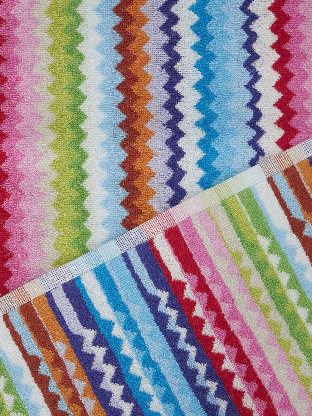 Missoni Set 2 pezzi di asciugamani da bagno Riverbero in spugna di cotone zig zag Only for today